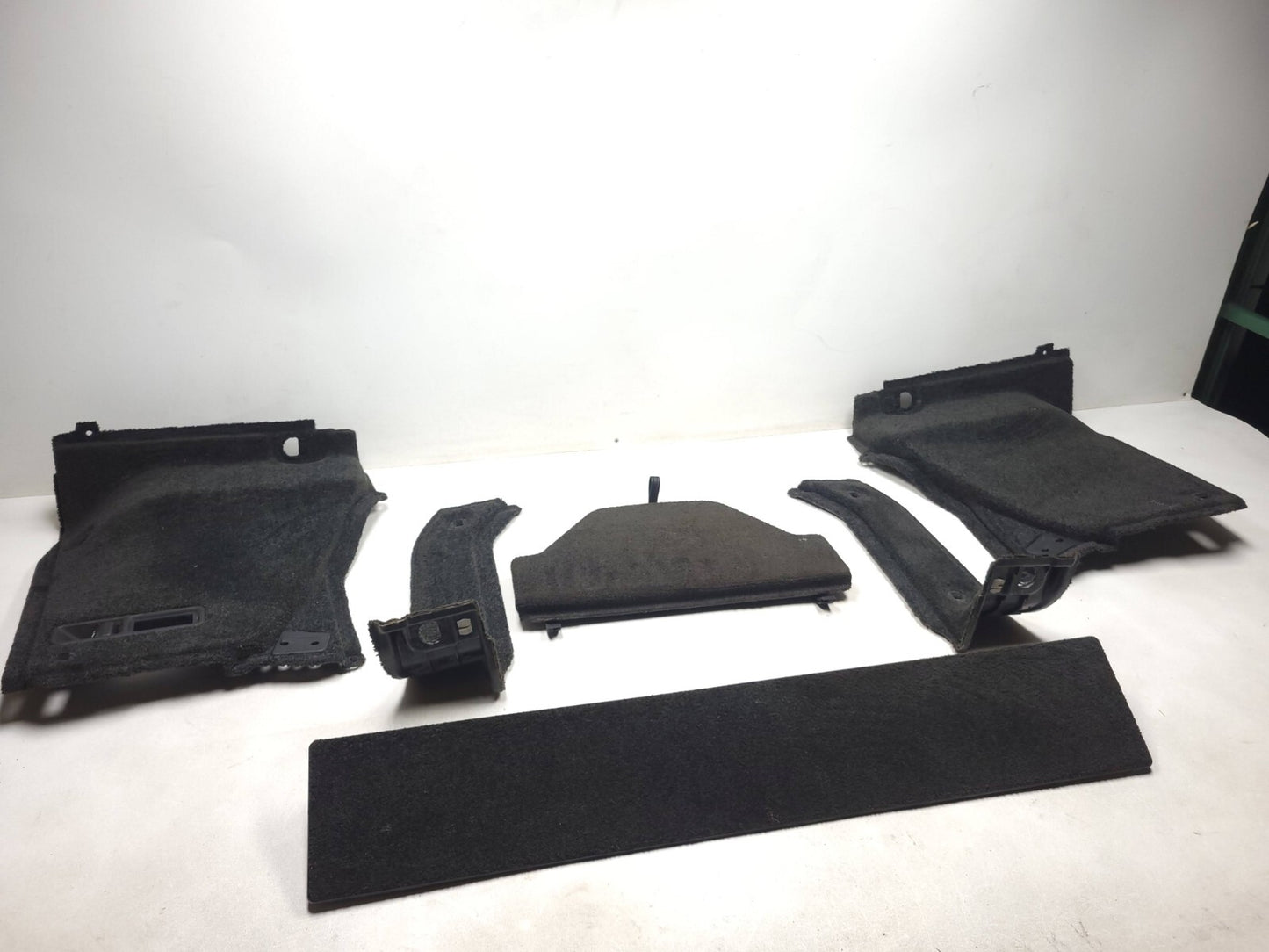 2007 Range Rover Rear Trunk Carpet Cargo Panel Trim 6 Pcs OEM