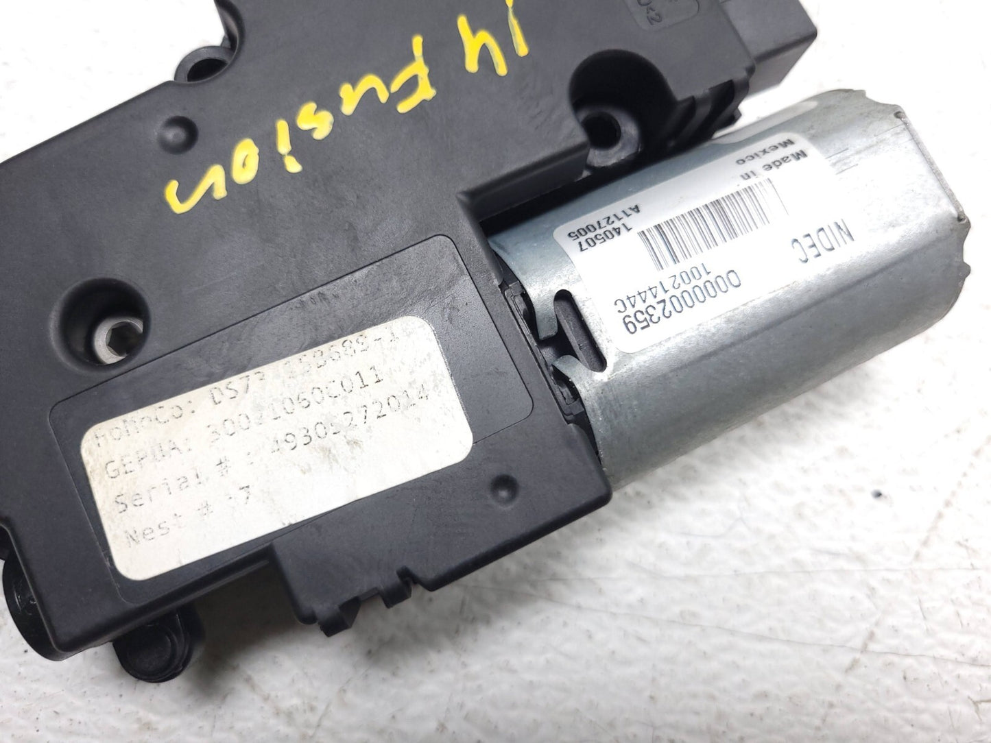 2014 Ford Fusion Sunroof Motor OEM