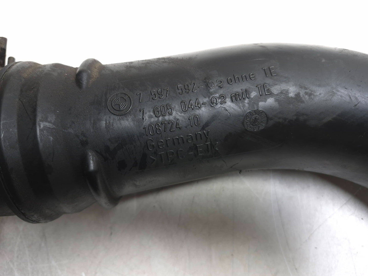 2013 BMW 328ix Turbocharger Intercooler Hose Pipe Line Oem✅