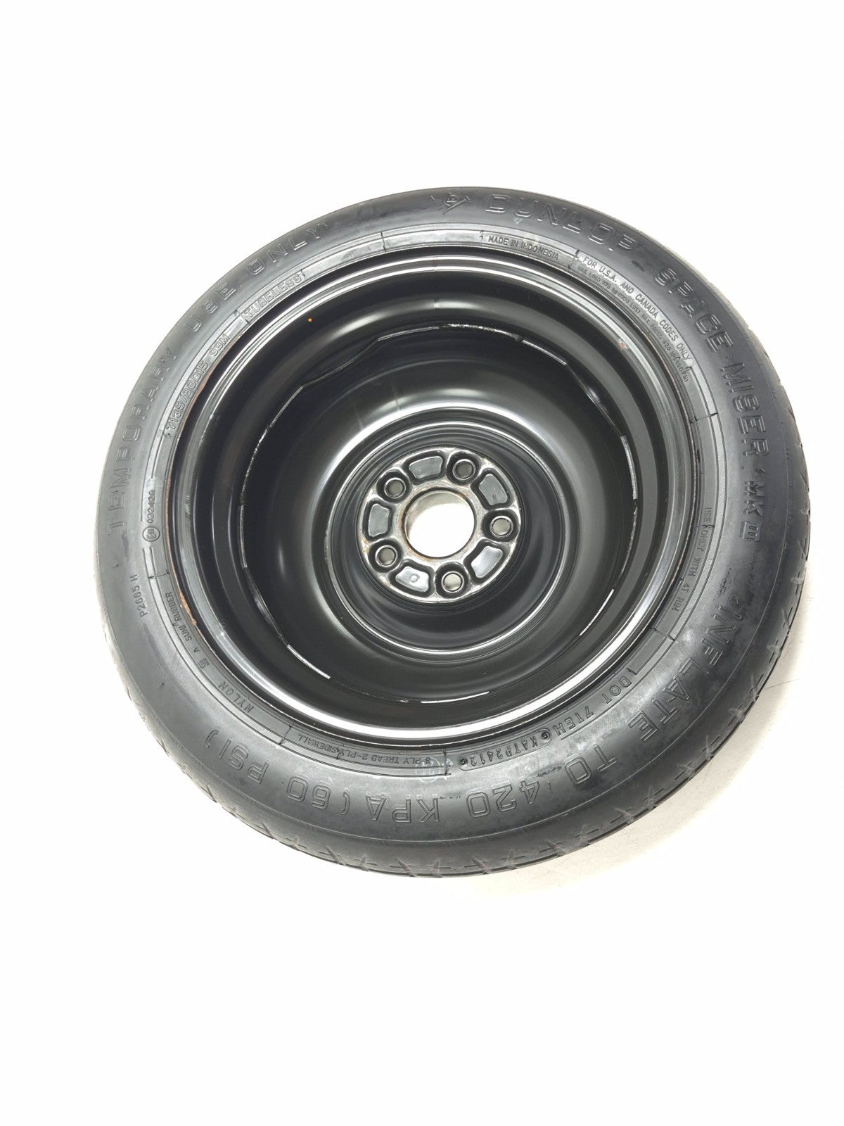 2012 Honda Cr-z Spare Tire 135/80d15 OEM