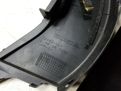 2004 - 2008 Acura Tl Door Window Frame Trim Driver Side Left 2pcs OEM