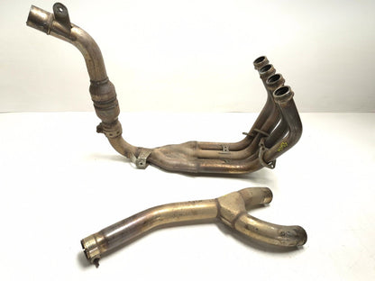 2004 Yamaha Fz6 S Exhaust Header & Mid Pipe Pair OEM