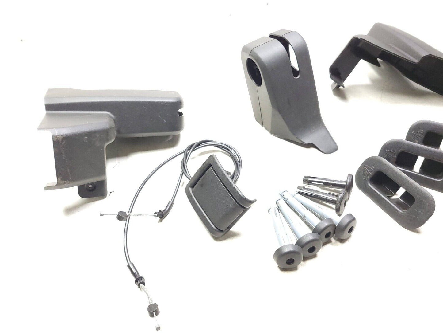 10-15 Chevrolet Equinox Rear Seat Trim Headrest Guide Sleev Fold Lock OEM