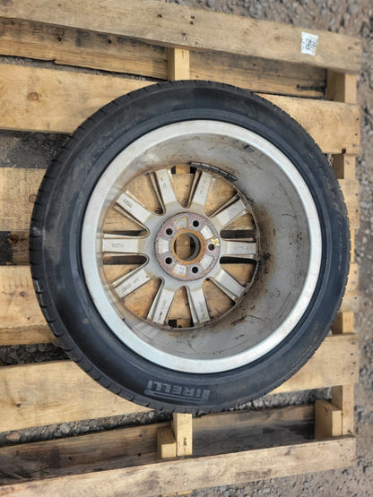 2009 Audi A4 Wheel Rim & Tire Pirelli P Zero 245/45r17 2pcs OEM