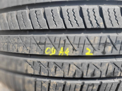 06-09 Audi A4 Wheel Rim W/ Tire Pirelli P Zero 245/45r17 Pair Two OEM