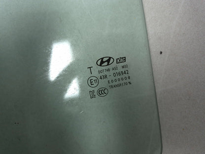 2019 Hyundai Kona Rear Door Window Glass Left Driver Side OEM