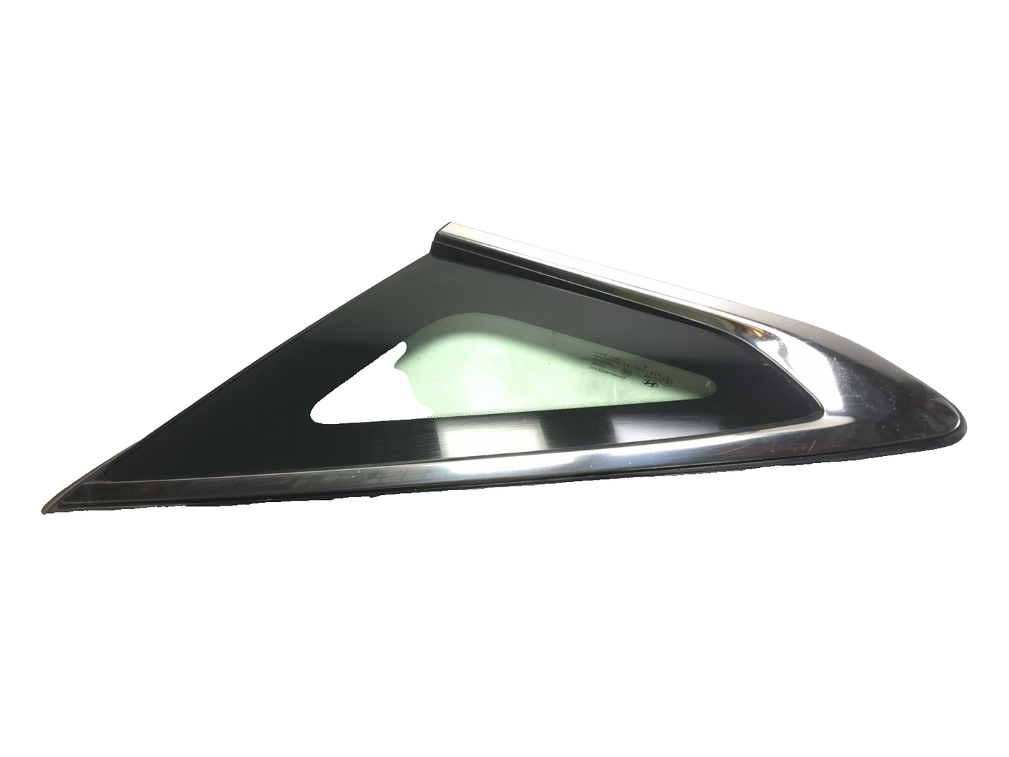 2018 Hyundai Sonata Rear Quarter Vent Glass Right Passenger Side OEM