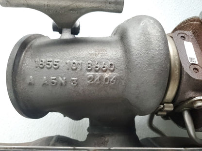 2013 BMW X6 Turbocharger W/ Exhaust Manifold Assy OEM
