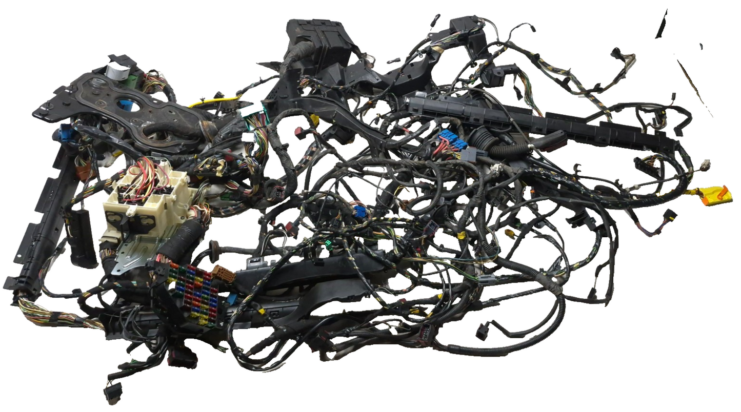 2007 Saab 9-5 Aero Main Dashboard Interior Wiring Harness W/ Fuse Box OEM