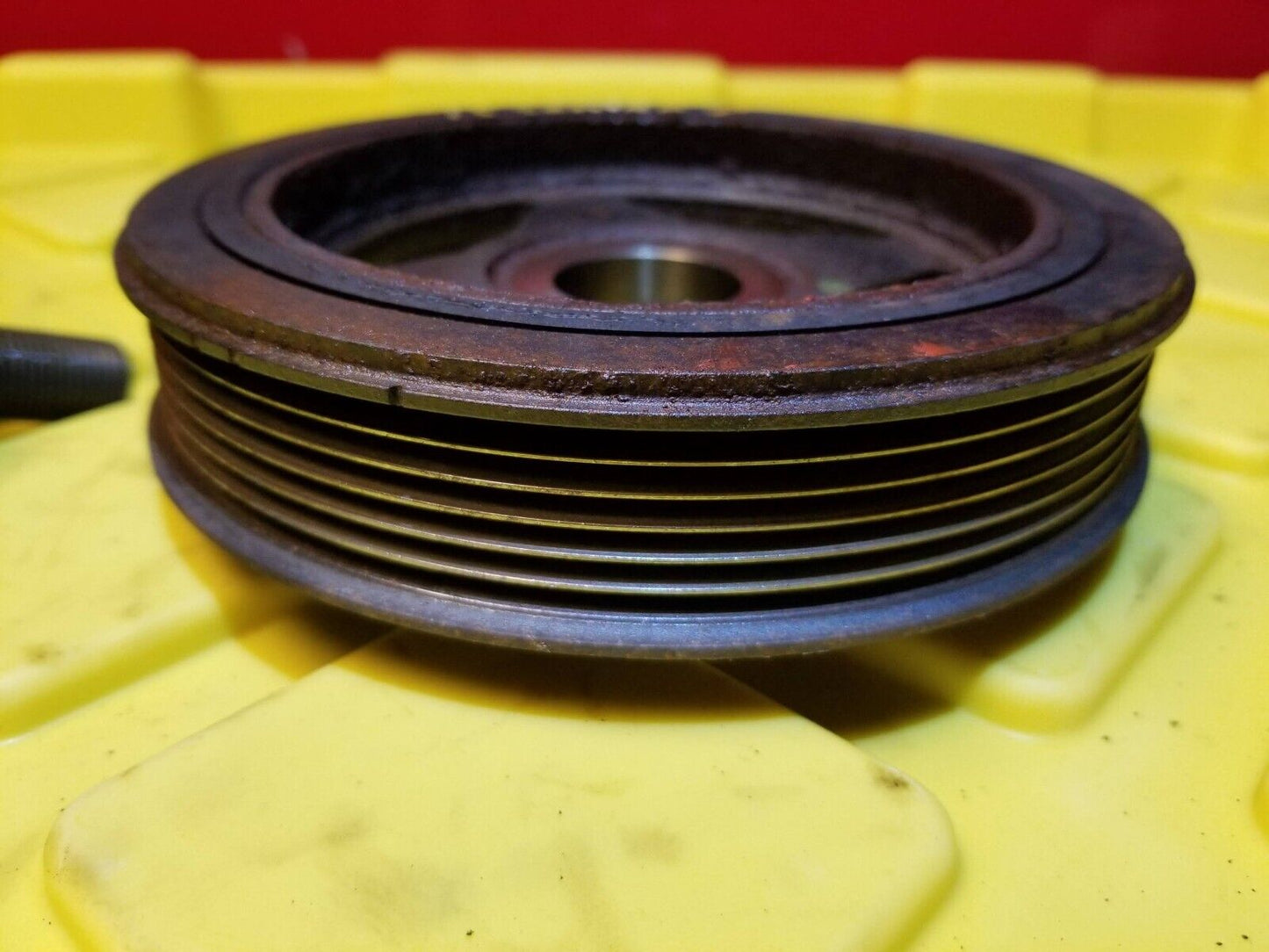 13 - 16 Nissan Sentra Crankshaft Pulley Harmonic Balancer W/ Bolt 1.8l OEM