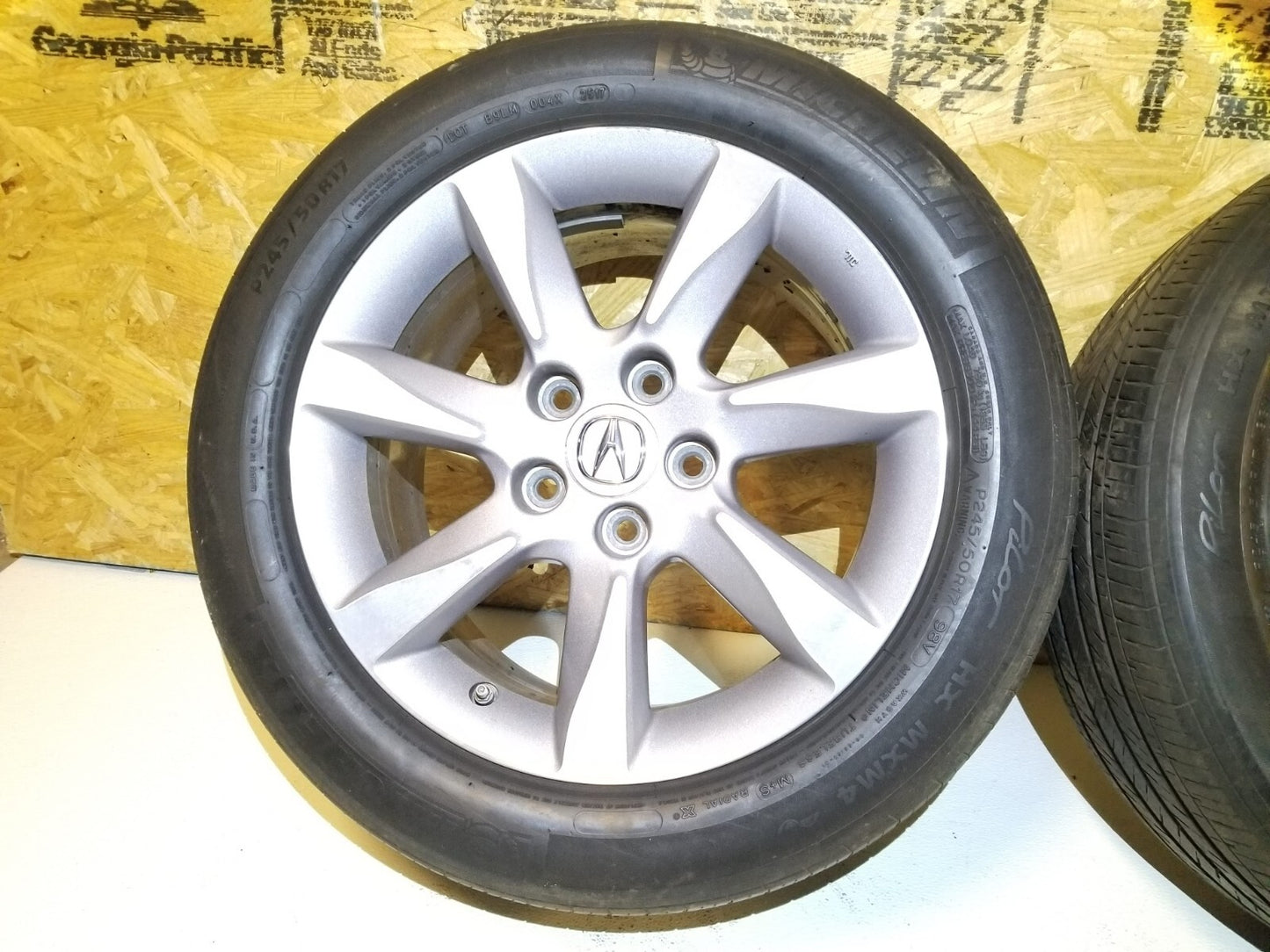 2007 Acura RDX Alloy Wheel Rim 17x8 & Tire 245/50r17 2pcs  OEM