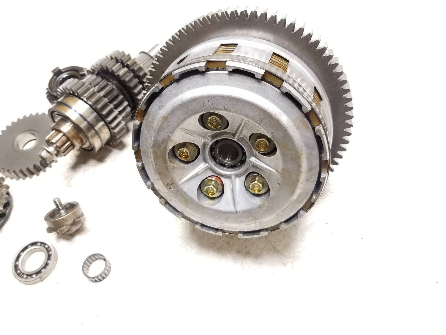 1987 Honda Cbr1000f Hurricane Clutch & Transmission Shaft Gear Sprocket OEM