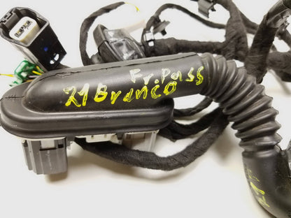 2021 Ford Bronco Front Passenger Door Wiring Harness OEM