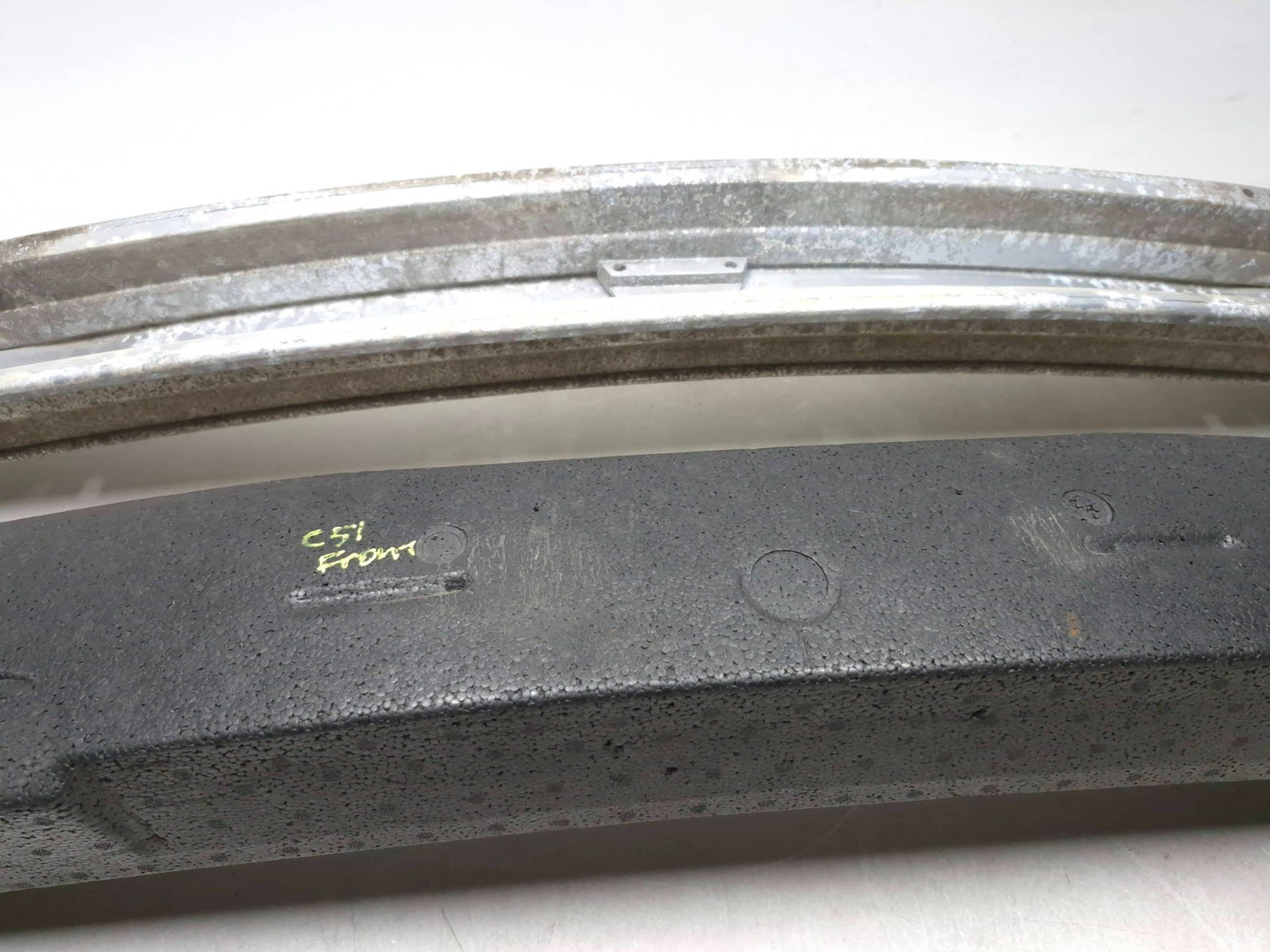2007 Saab 9-5 Aero Metal Bumper Reinforcement & Front Foam Cover OEM