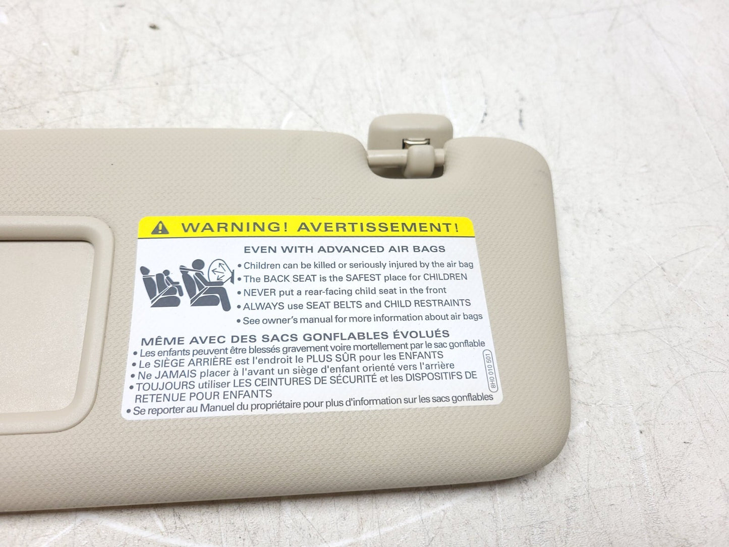 2009 - 2016 Audi A4 S4 Sedan Sun Visor  Left & Right OEM