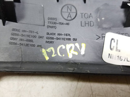 12 13 14 Honda Cr-v Dash Speedometer Trim Cover OEM