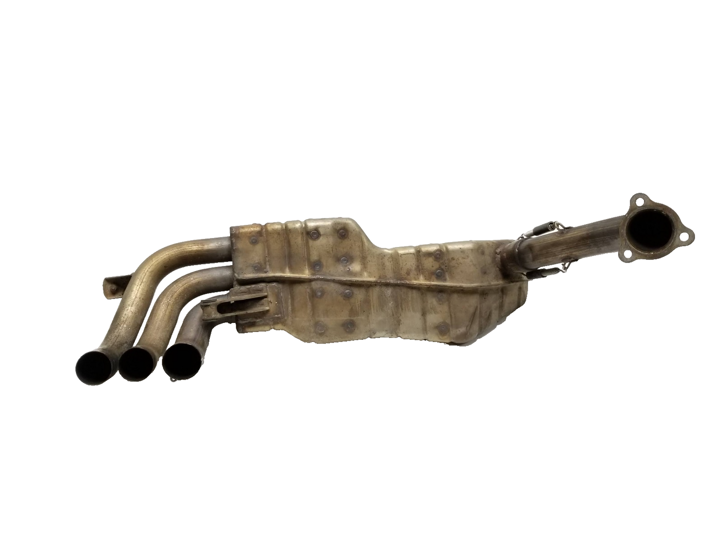 2002 Aprilia Rst 1000 Muffler Can Exhaust Pipe OEM