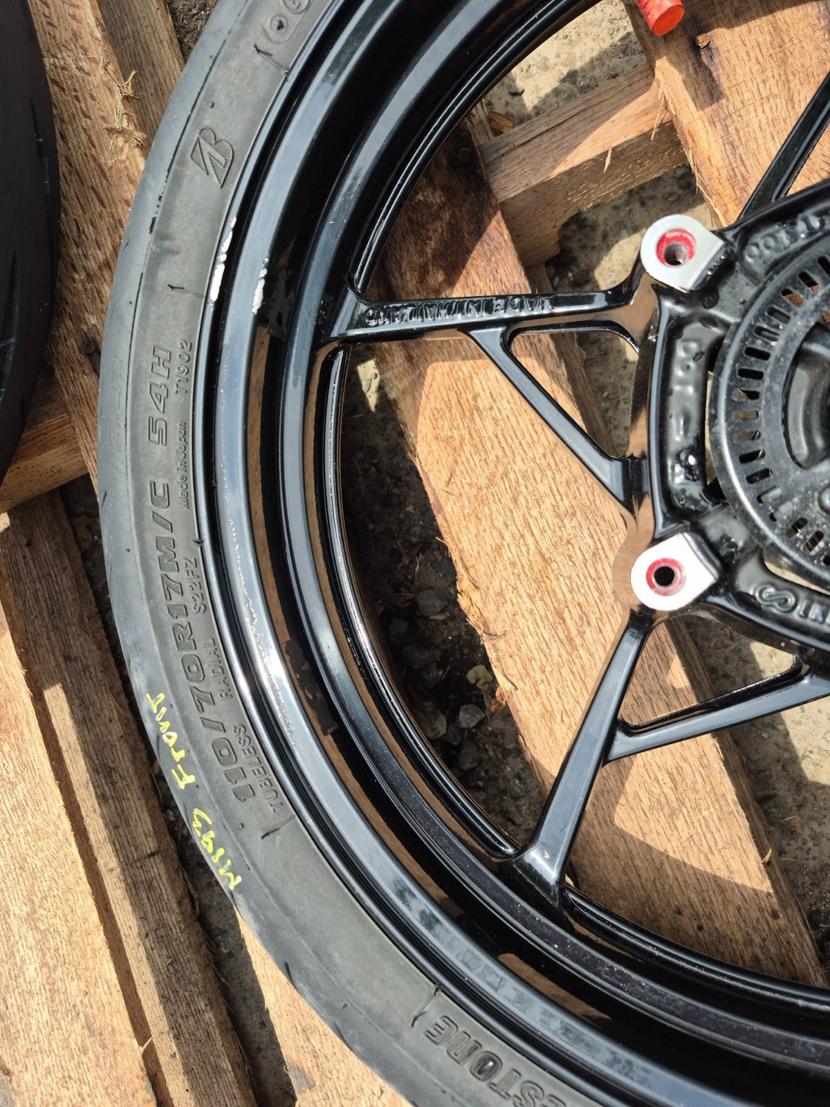2019 Kawasaki Z400 Er400d Wheel Rim & Tire Front & Rear *straight* OEM