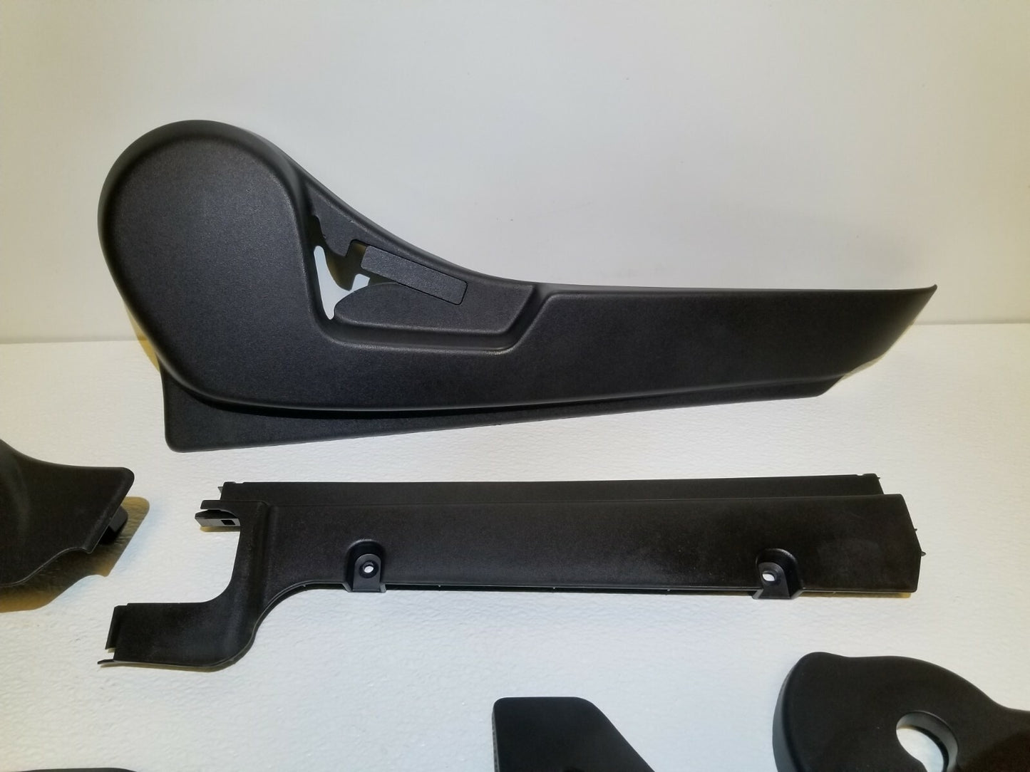 10-17 Mitsubishi Lancer Seat Trim Panel Cover Front Passenger Side 11pcs OEM 56k