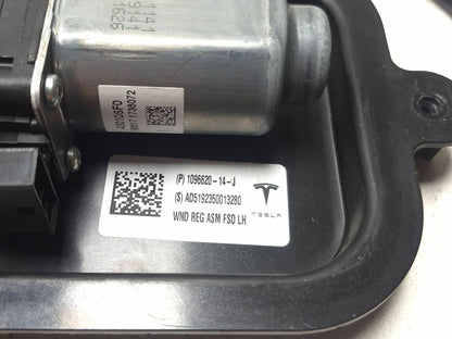 2019 Tesla Model 3 Front Door Window Regulator & Motor Driver Side Left OEM