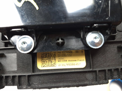 2022 Tesla Model 3 Center Console End Panel & Usb Access Panel Pair OEM