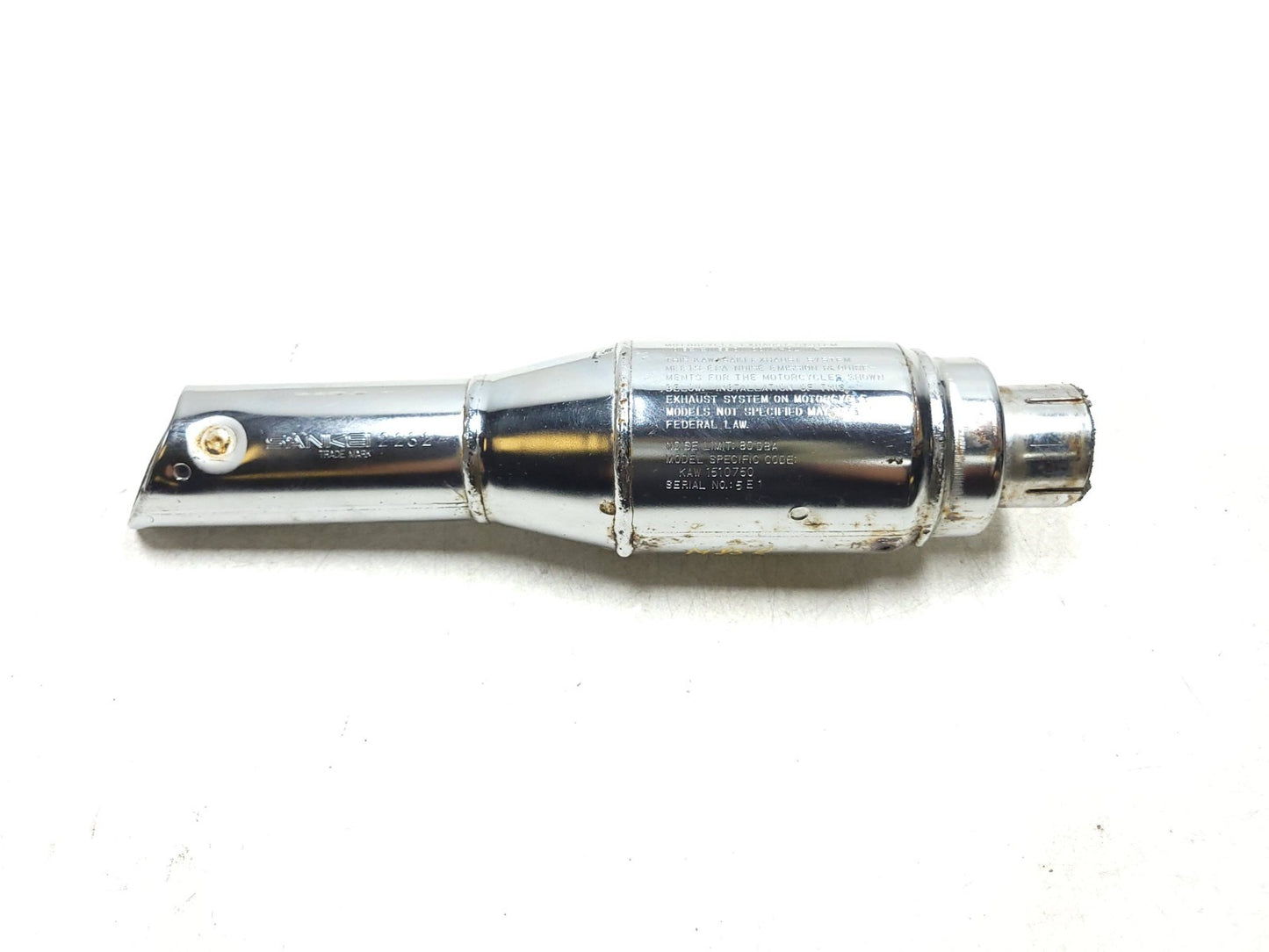 1986 Kawasaki Vulcan 750 Vn750 Exhaust System Muffler 5 Pcs OEM