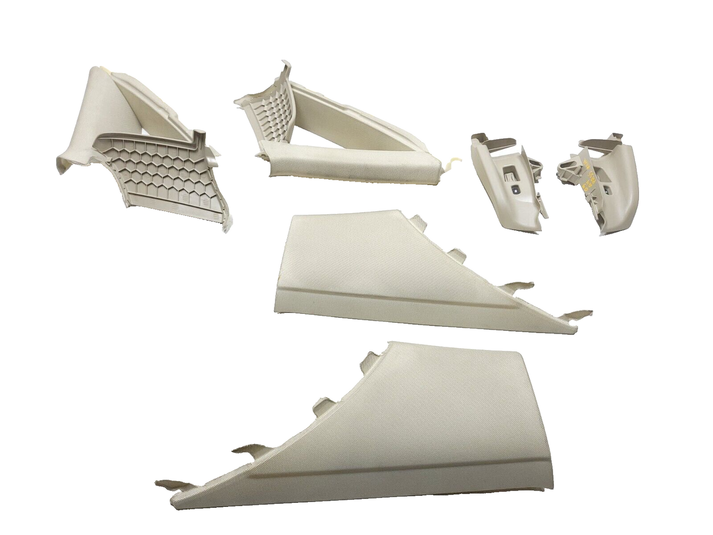 2009 - 2016 Audi A4 S4 Sedan Upper C & D Pillar Trim W/ Seat Belt Guide OEM