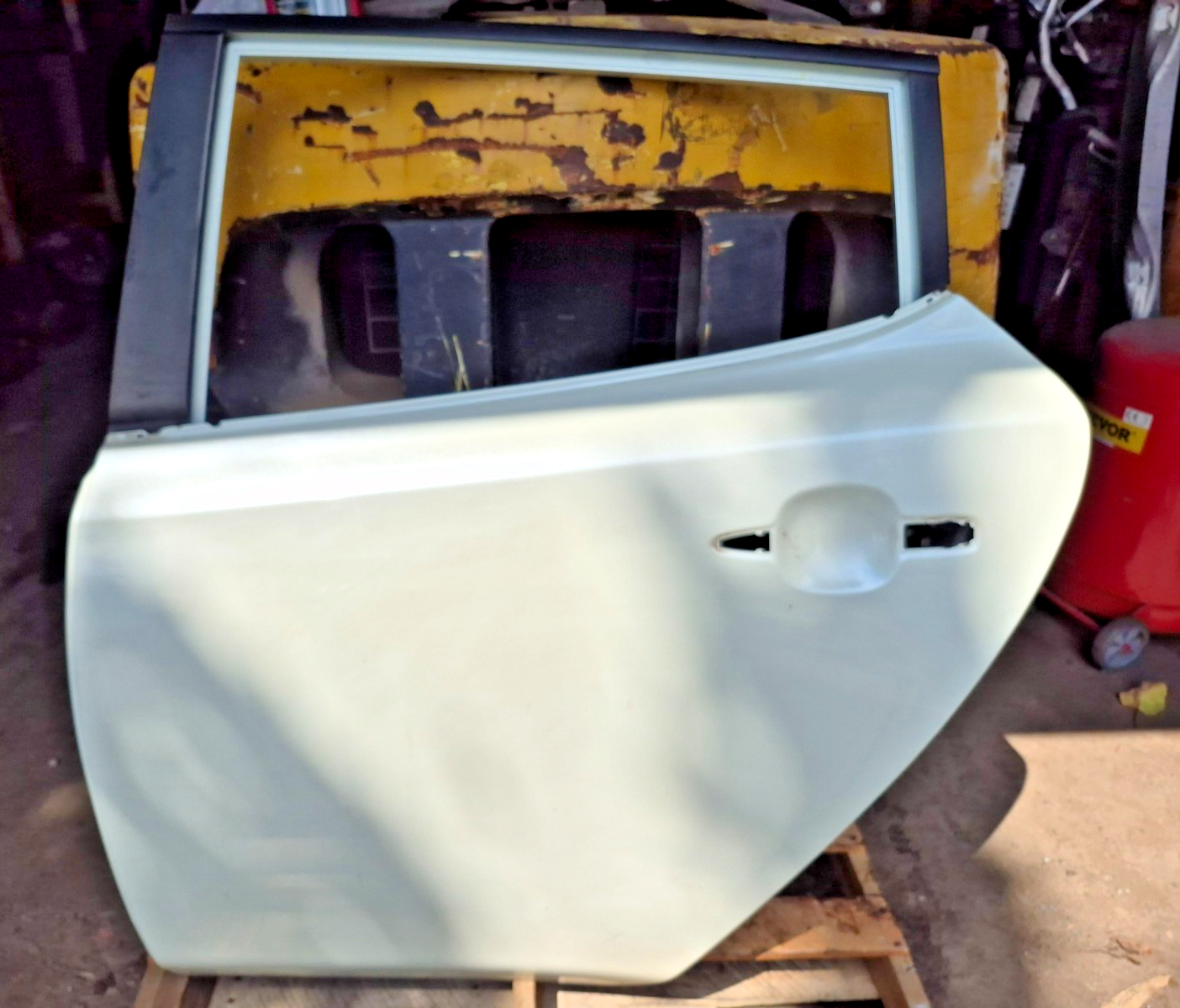 2012 Nissan Leaf Rear Door Shell Driver Side Left OEM