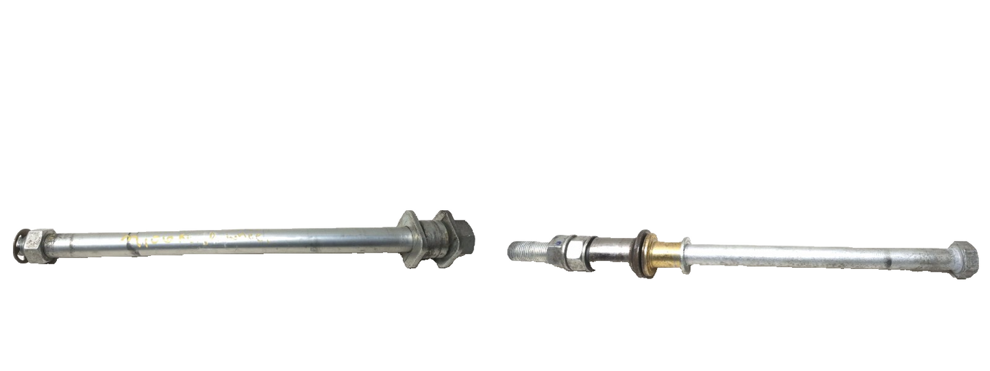 2017 Indian Scout Rear & Front Wheel Axle Pair OEM