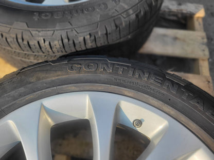 2014 BMW X5 F15 Wheel Rim 19x9j & Tire 255/50r19 Continental. 2 Wheels