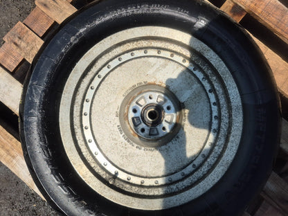 2004 Harley Softail Flstc Heritage Classic Rear Wheel Rim & Tire OEM