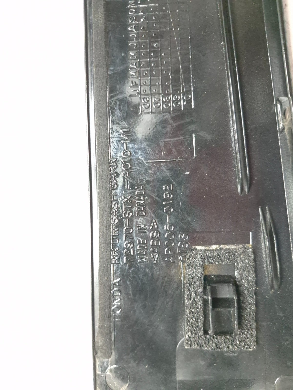 2008 Acura Mdx Door Trim Pillar Molding Rear Driver Side Left OEM