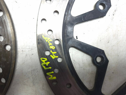 2015 Suzuki Gw250 Inazuma 250 Brake Disc Rotor Front & Rear Pair OEM
