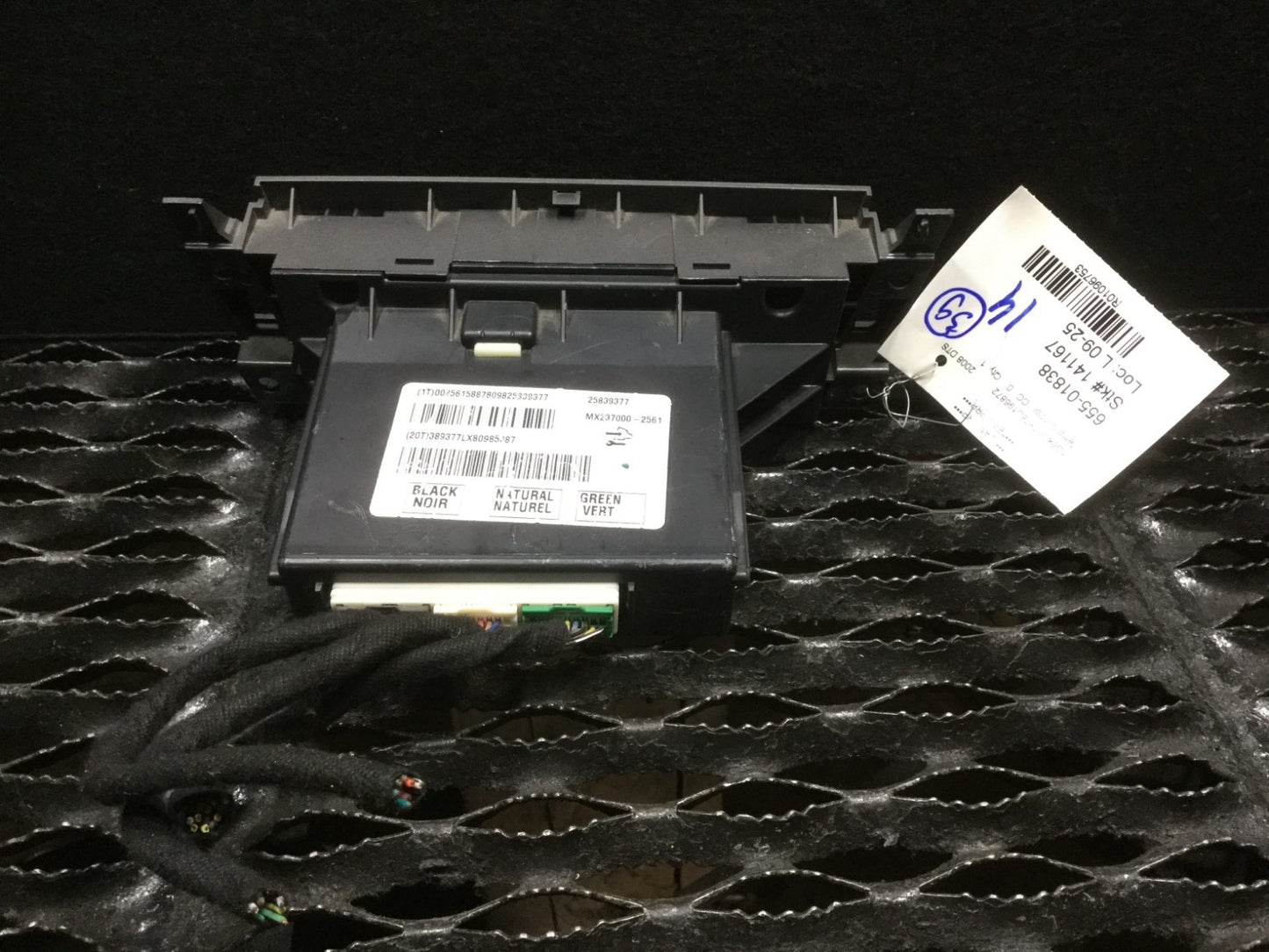2008 Cadillac DTS Climate Control Panel Temperature Unit A/c Heater OEM N39 45k