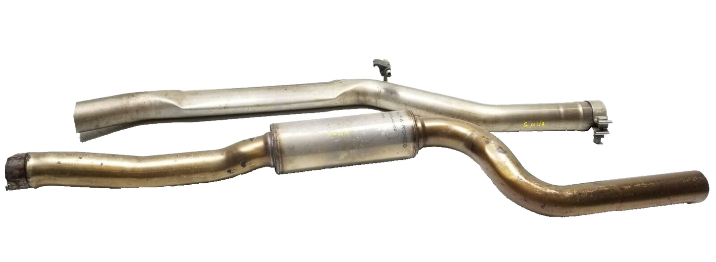 2019 Alfa Romeo Giulia Exhaust Intermediate Pipe Resonator OEM