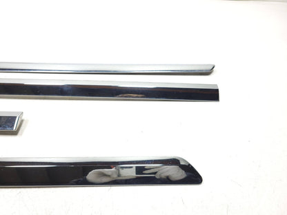 09-12 Hyundai Genesis Door Lower Chrome Molding 4pcs OEM Sedan