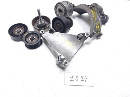 2013 Audi S4 3.0l Drive Belt Pulley Tensioner & Mount Bracket Set OEM