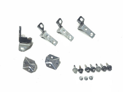 2013 Ford Focus St Door Hinge & Striker Front & Rear Passenger Side Set OEM