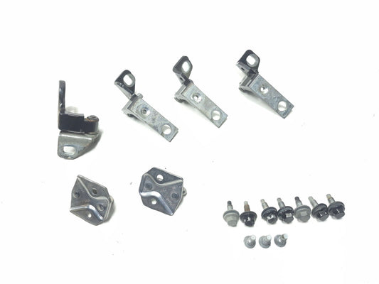 2013 Ford Focus St Door Hinge & Striker Front & Rear Passenger Side Set OEM