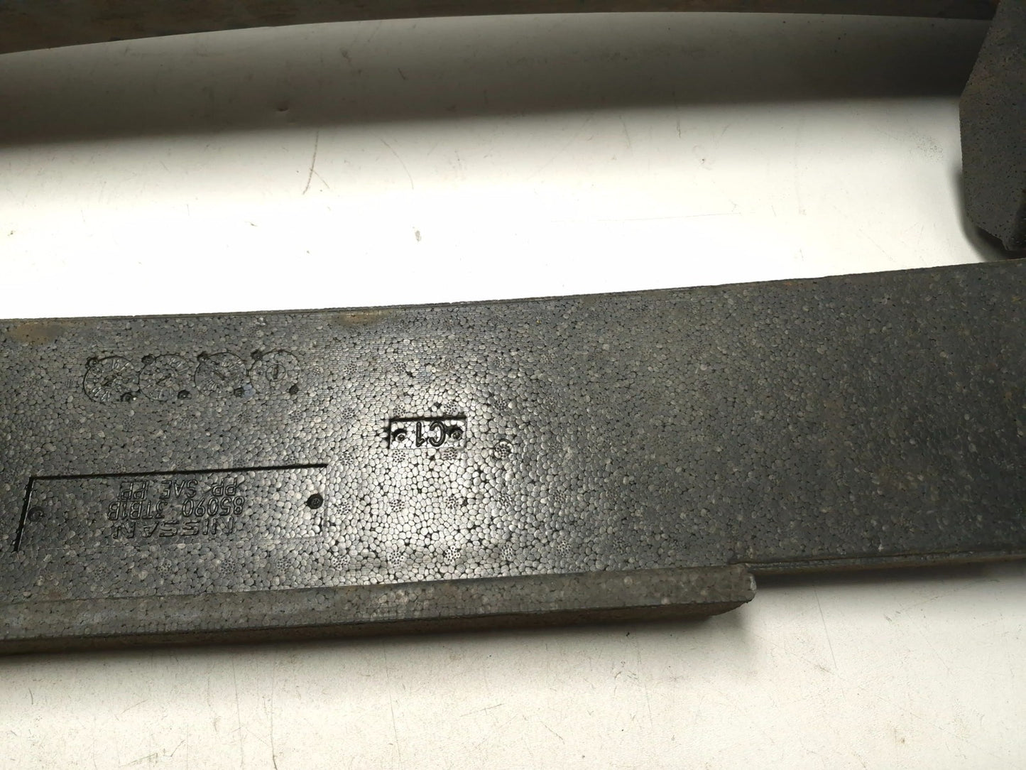 2018 Nissan Altima Rear Bumper Reinforcement & Foam OEM