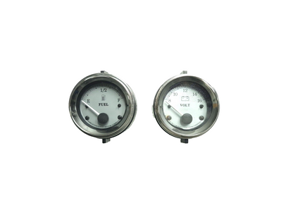 2007 Harley Davidson Touring Street Glide Voltmeter & Fuel Level Gauge 2 Pcs OEM