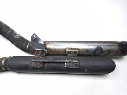 1996 Yamaha Virago Xv750 Exhaust Muffler Pipe Silencer Header OEM