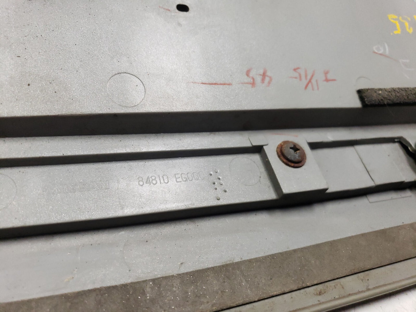 06 - 09 Infiniti M35 Trunk Trim Molding License Plate Panel OEM