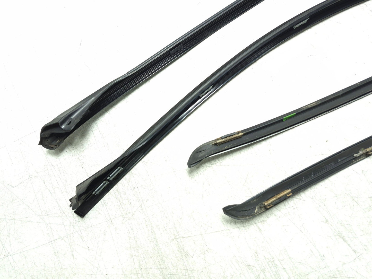 2008 BMW X6 E71 Front Windshield Drip Trim Molding Left & Right 4pcs OEM