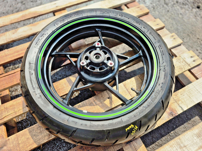 2023 Kawasaki Ninja 400 Ex400 Rear Wheel Rim & Tire  OEM