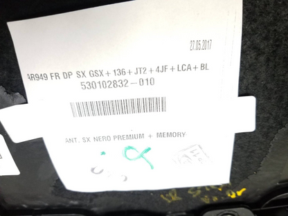 2017-2023 Alfa Romeo Stelvio Door Panel Trim Front Driver Side Left OEM