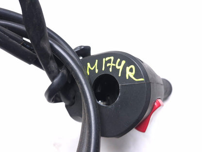 2008 Kawasaki Ninja 250r Ex250j Right Handlebar Switch & Throttle Cable Grip OEM