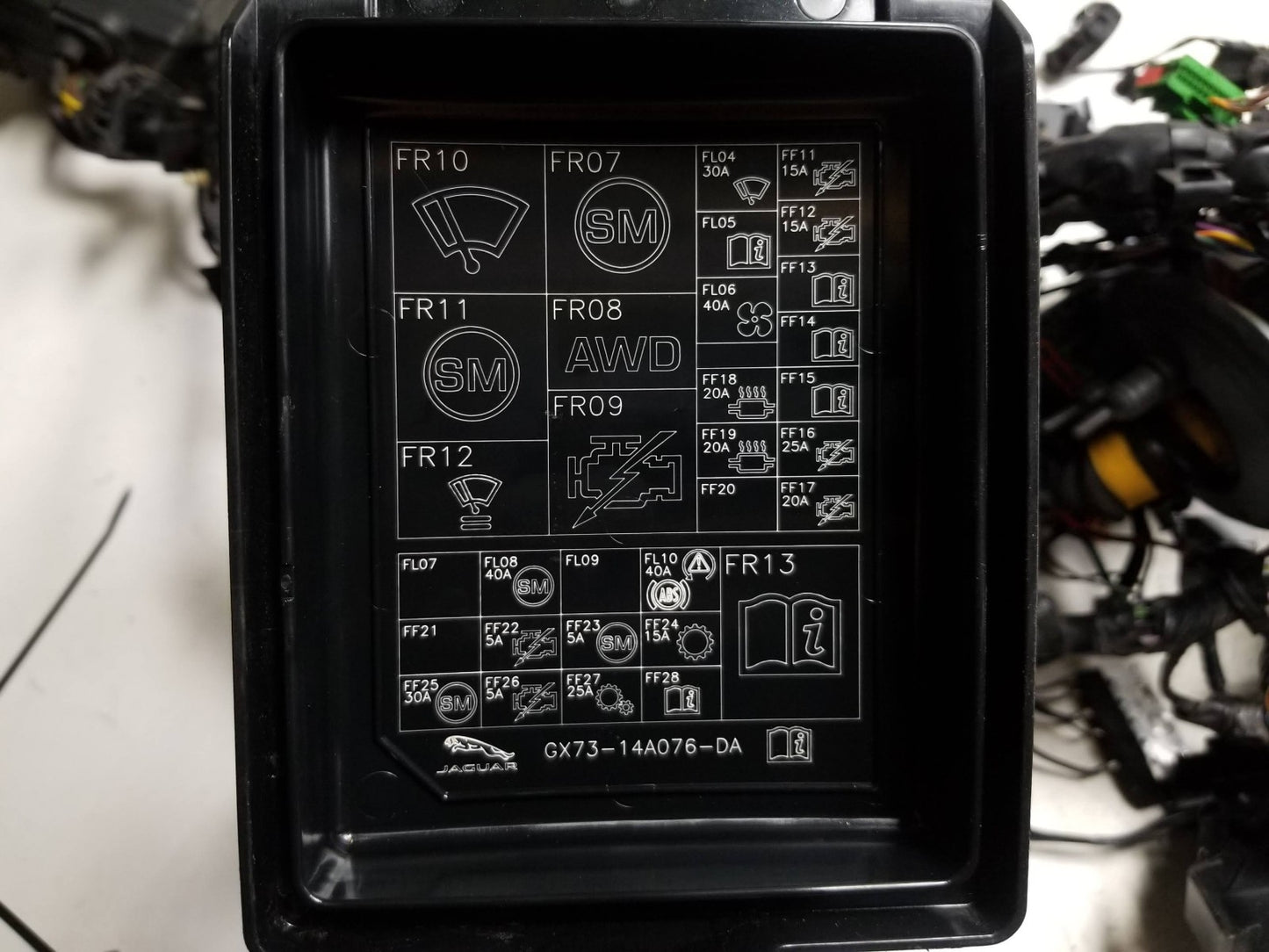 2017 Jaguar Xe Body Wiring Harness OEM T4n15829