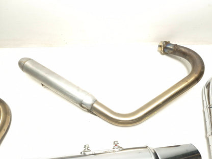 2022 Royal Enfield Int650 Exhaust Header Pipe Muffler & Heat Shield Lh & Rh OEM