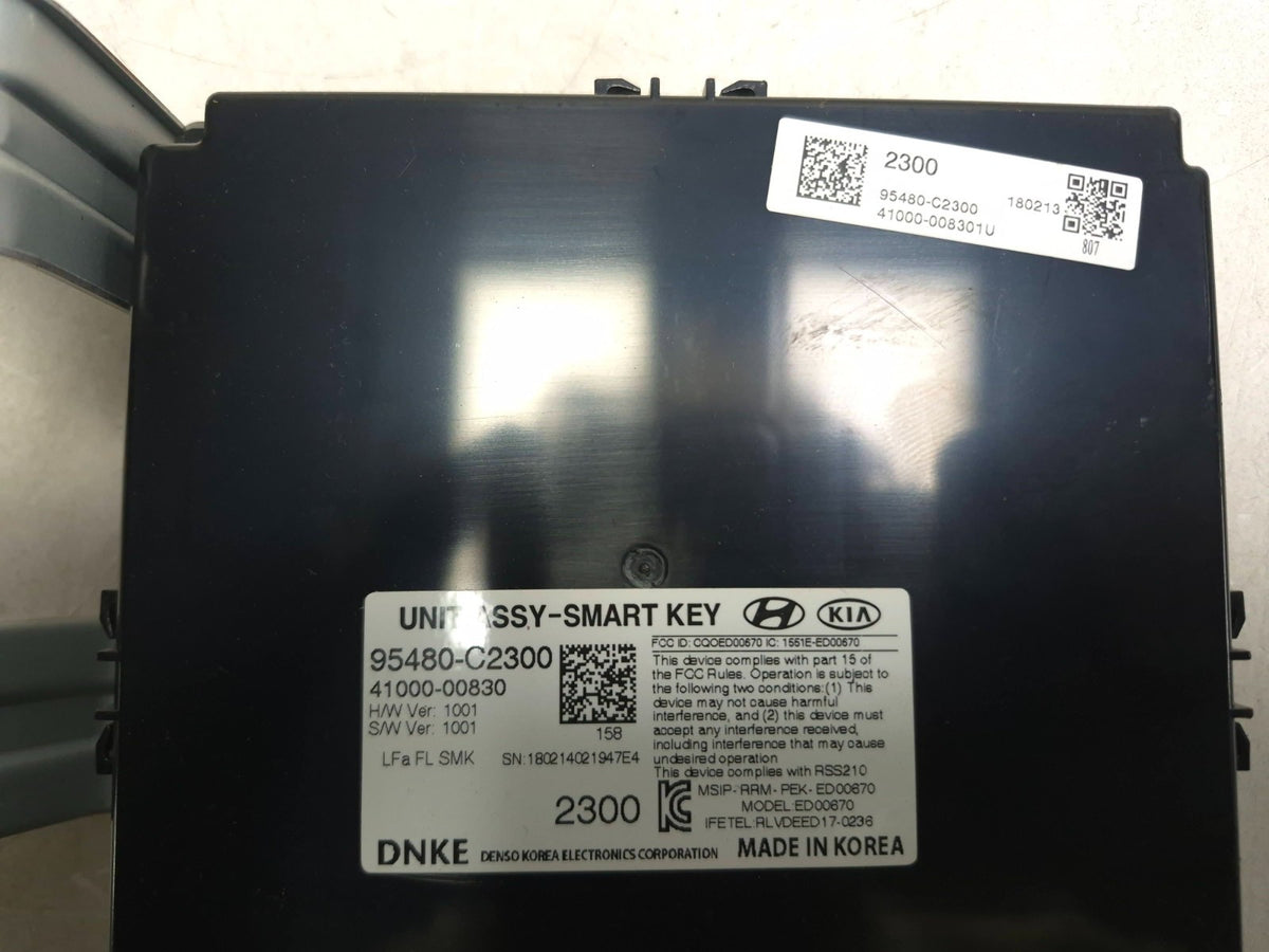 2018 Hyundai Sonata Theft Locking Keyless Entry Module 95480-c2300 OEM